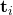 \mathbf{t}_{i}