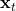 \mathbf{x}_{t}